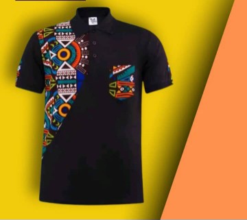 Stylish Men's African Print Shirt -  Casual Top