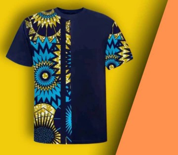 Stylish Men's African Print Shirt -  Casual Top