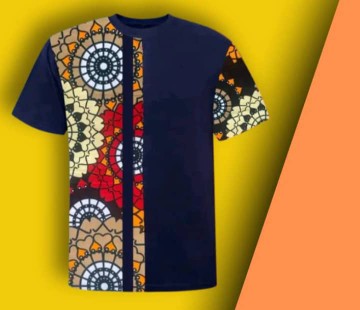 Stylish Men's African Print Shirt -  Casual Top