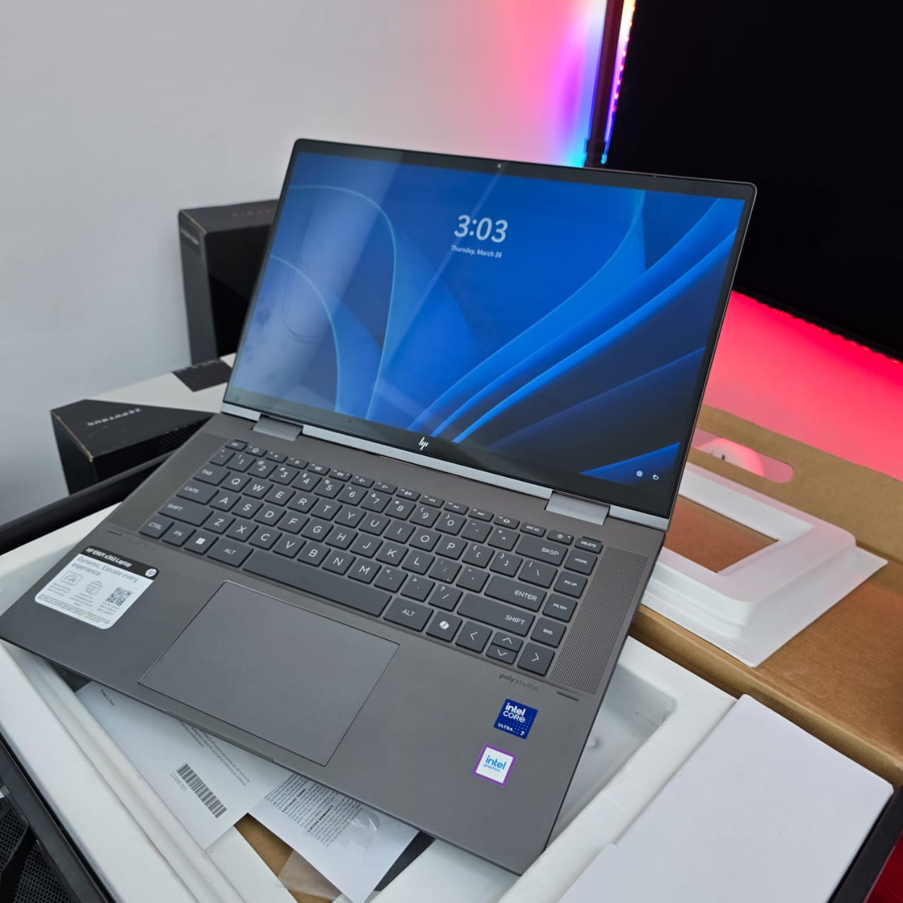 HP ENVY 15 Laptop - Intel Ultra 7 155U 12-Core 14-Thread Premium Business Notebook thumbnail 4