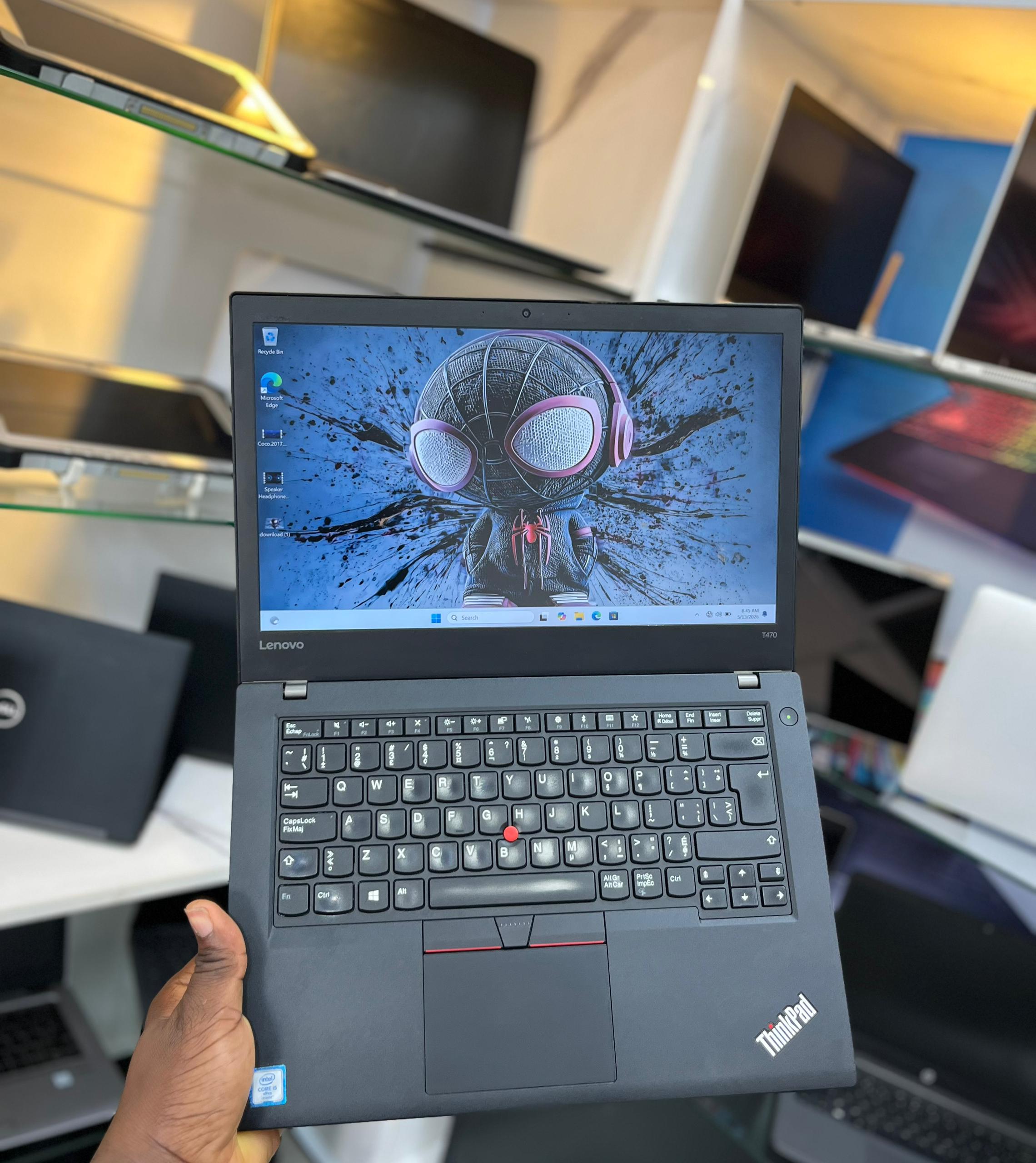 Lenovo ThinkPad T470 Laptop – Intel Core i5 6th Gen, 8GB RAM, 256GB SSD, 14" Full HD, Business Lapto