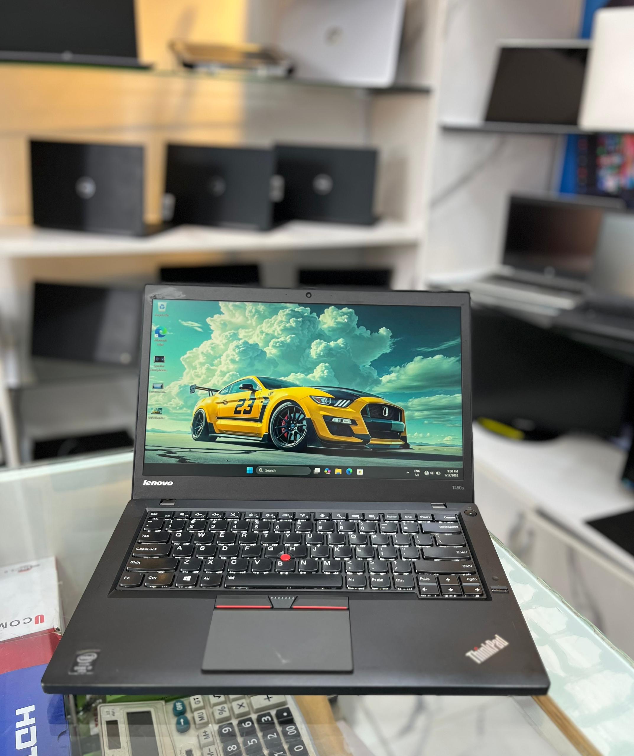 LENOVO THINKPAD T450S 💻  Intel®️ Core i7 5th Generation vpro max turbo frequency 2.60Ghz - @3.2Ghz