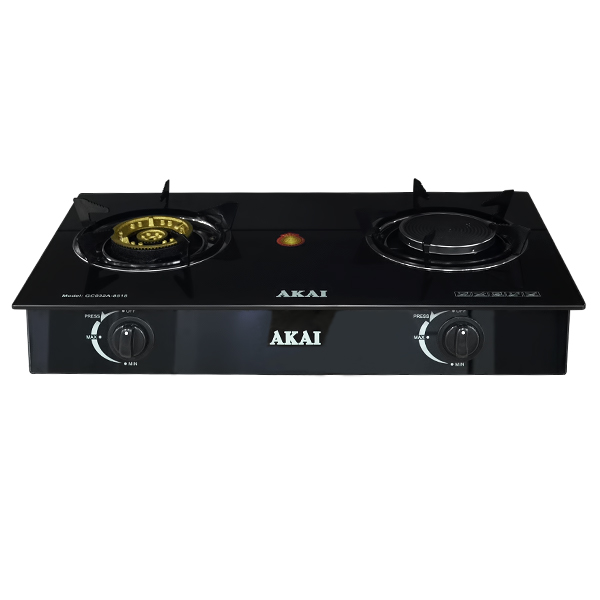 AKAI GAS STOVE 2 BURNER TABLE TOP INFRARED GC032A-8518