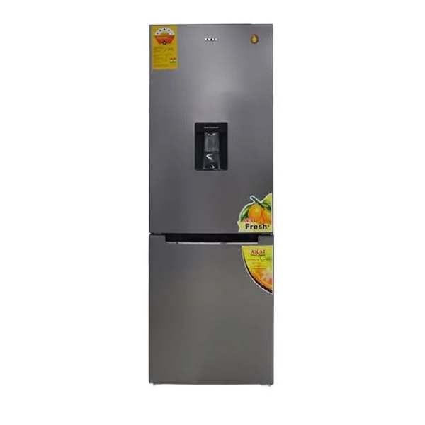 AKAI FRIDGE DOUBLE DOOR COMBI 309L DIS RF076AC-321DD