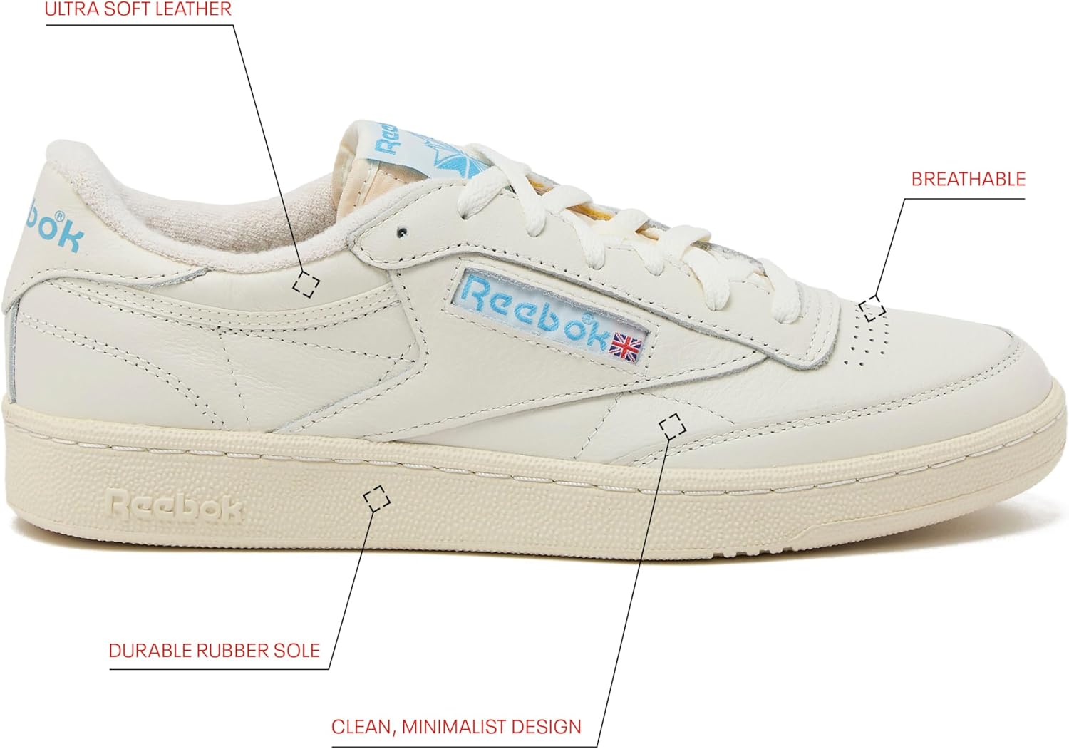 Reebok Men's Club C 85 Vintage Sneakers