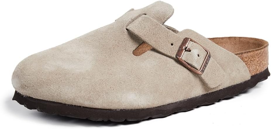 Birkenstock Boston Soft Footbed Suede Clog