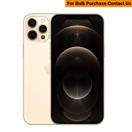 Apple iPhone 12 Pro Max - 6.7" - 256GB ROM - 6GB RAM - 12MP Rear/12MP Front - 3687mAh - Gold + 1 Year Warranty