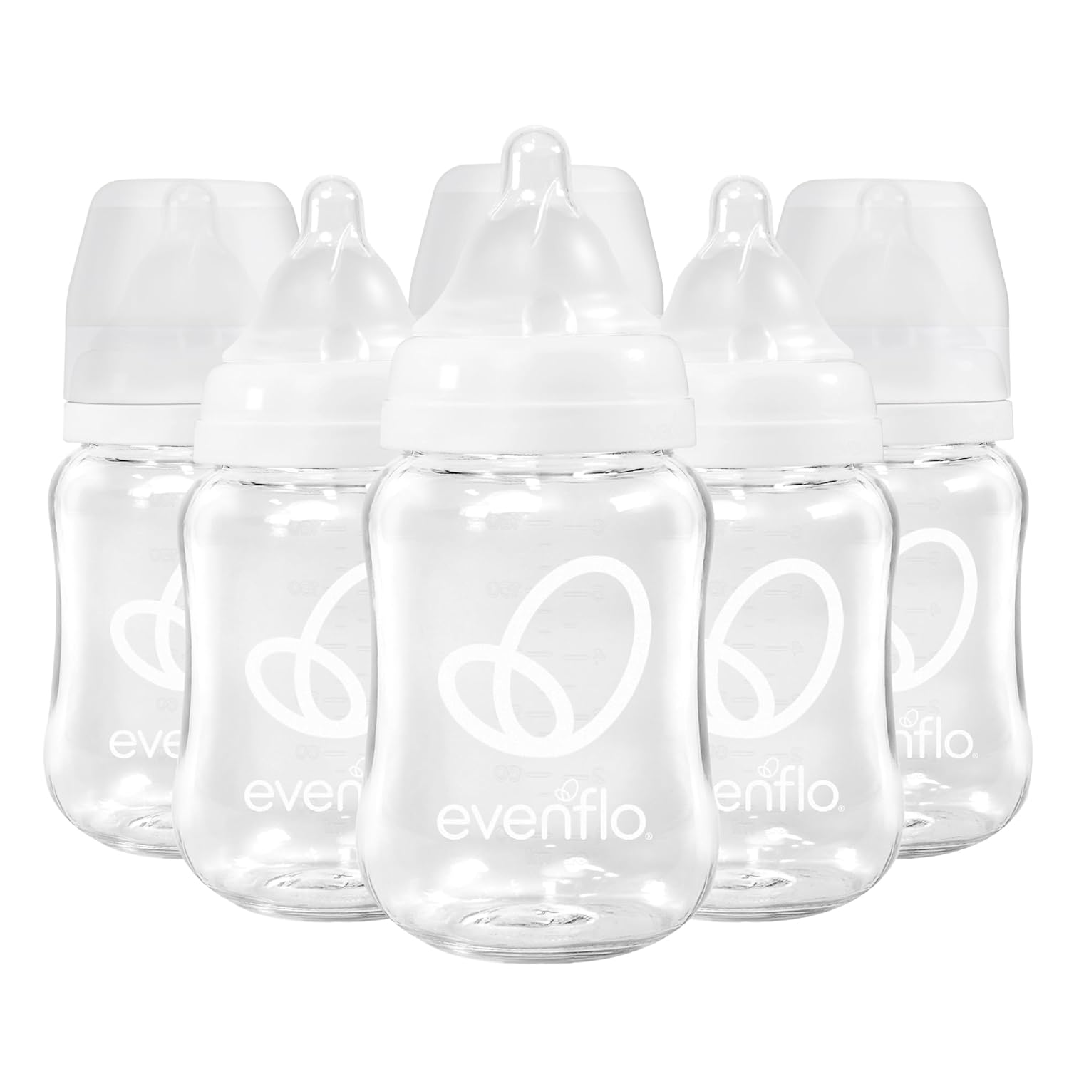 Evenflo Balance Wide Glass Baby Bottles