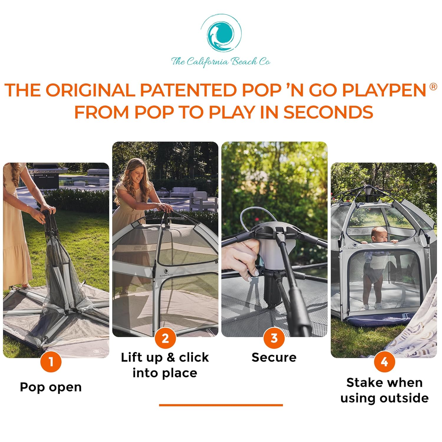 California Beach Co Pop N Go Playpen Baby