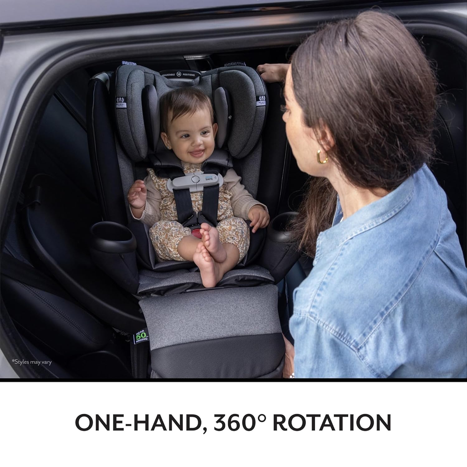 Evenflo Revolve360 Rotational Car Seat — 360° Swivel All-in-One