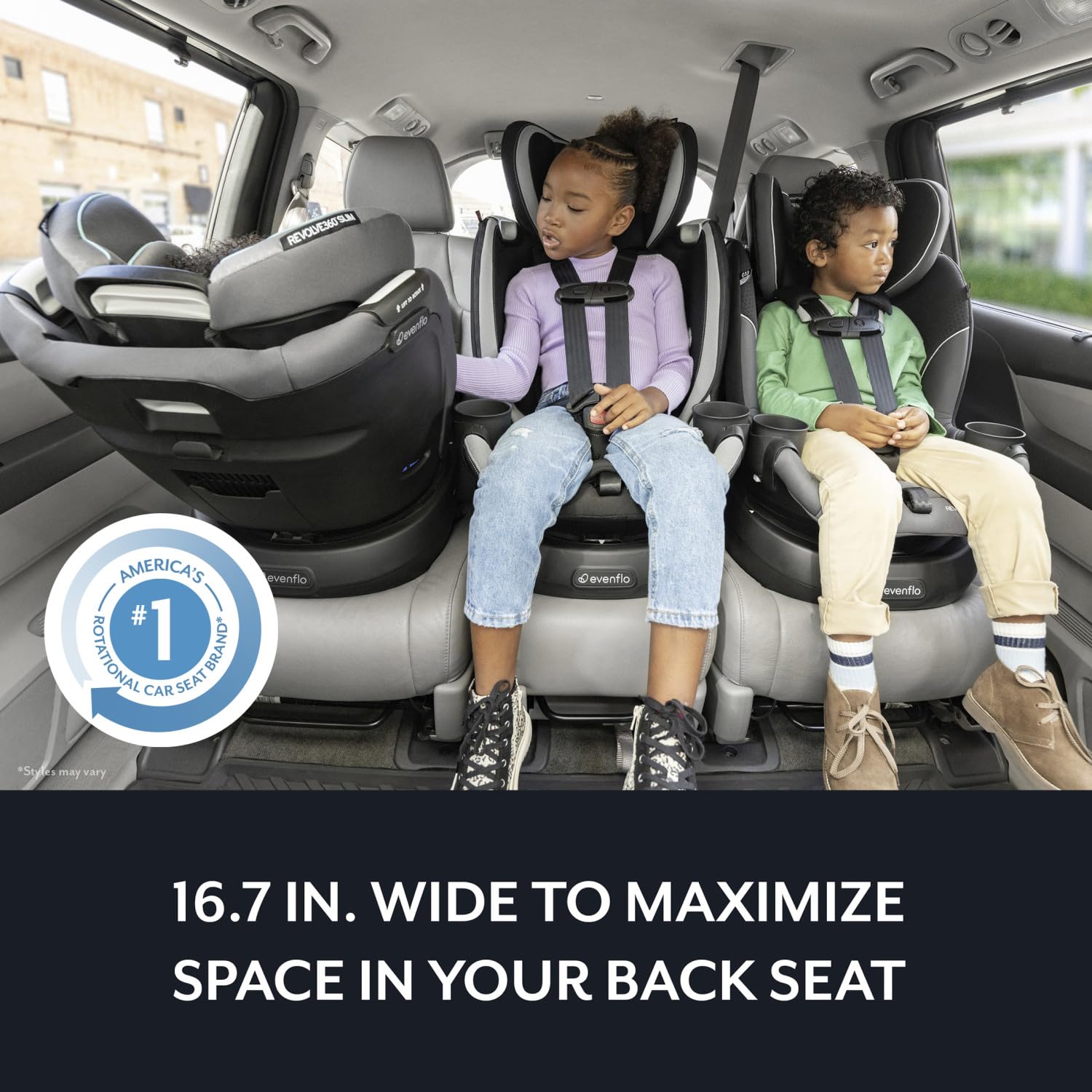 Evenflo Revolve360 Rotational Car Seat — 360° Swivel All-in-One