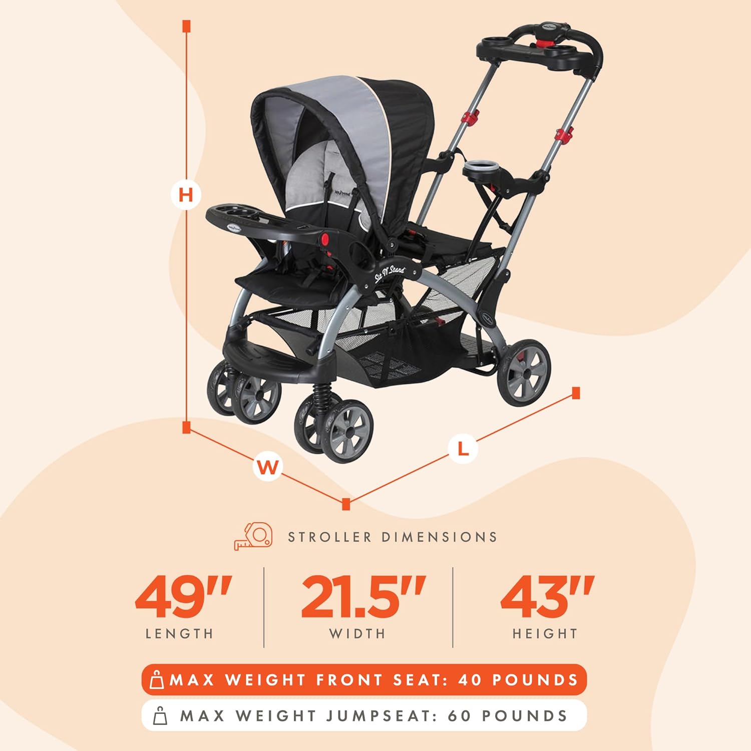 Baby Trend Sit N Stand Ultra Stroller
