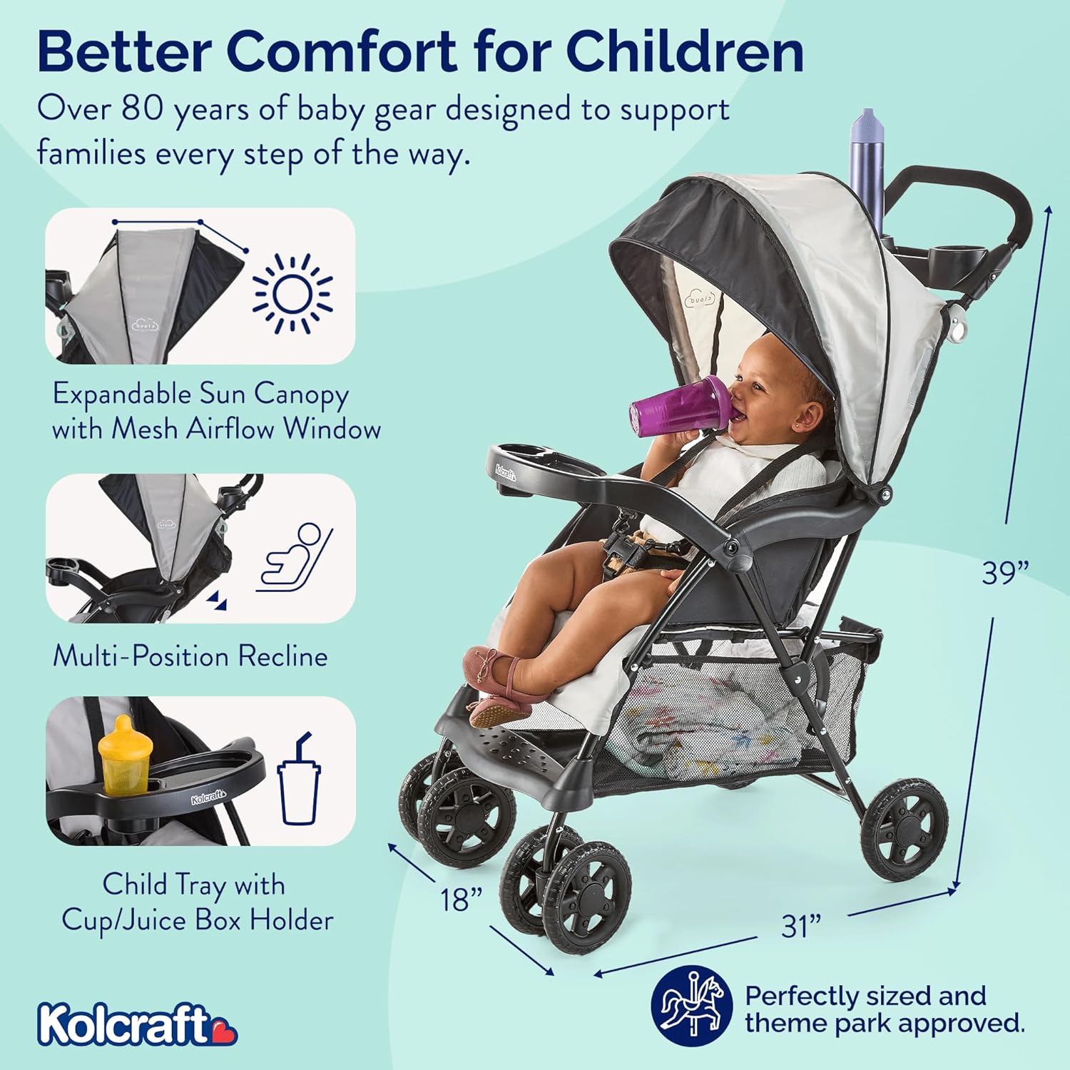 Kolcraft Cloud Umbrella Stroller