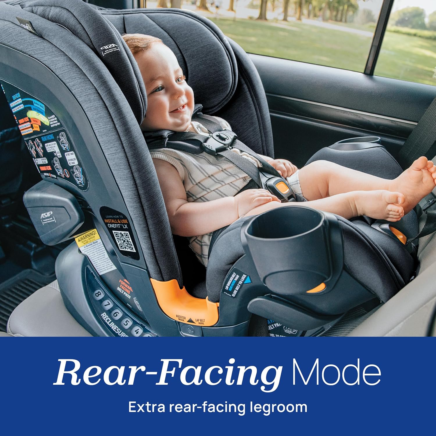Chicco Fit3X Cleartex Ultra Slim All-In-One Car Seat