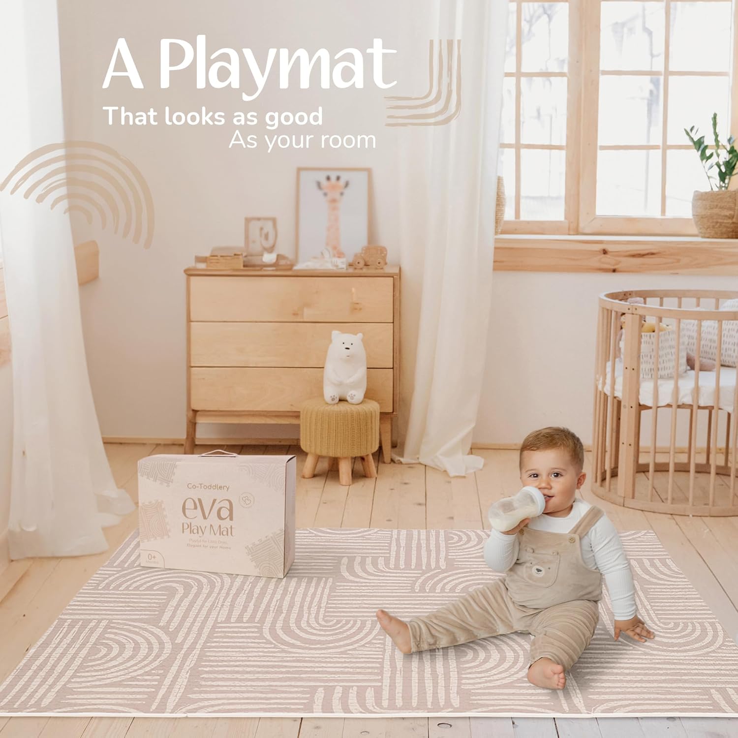 Kids Play Mat Non-Toxic Premium Cushioned