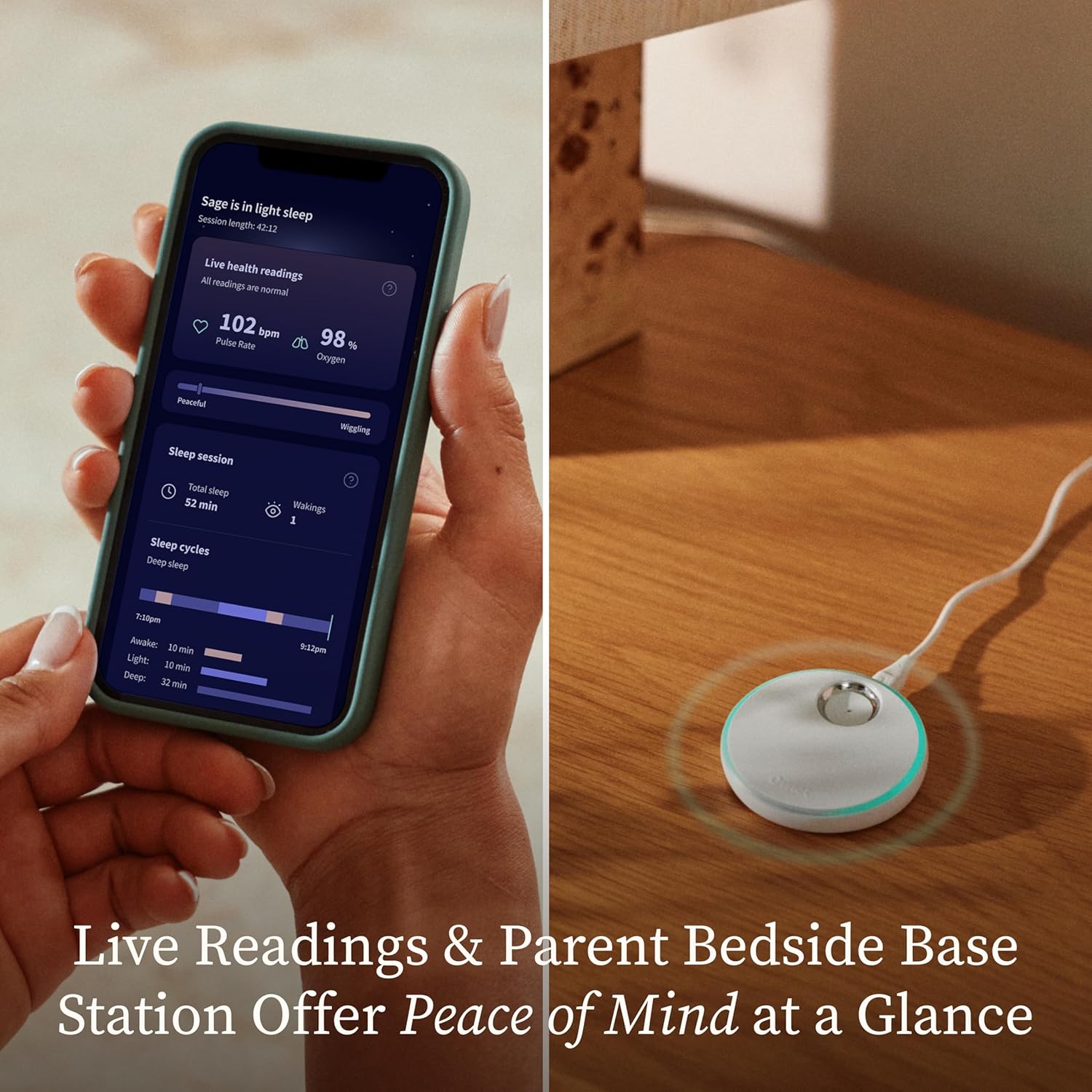 Owlet Dream Sock Baby Monitor — Smart Heart Rate & Oxygen Tracking