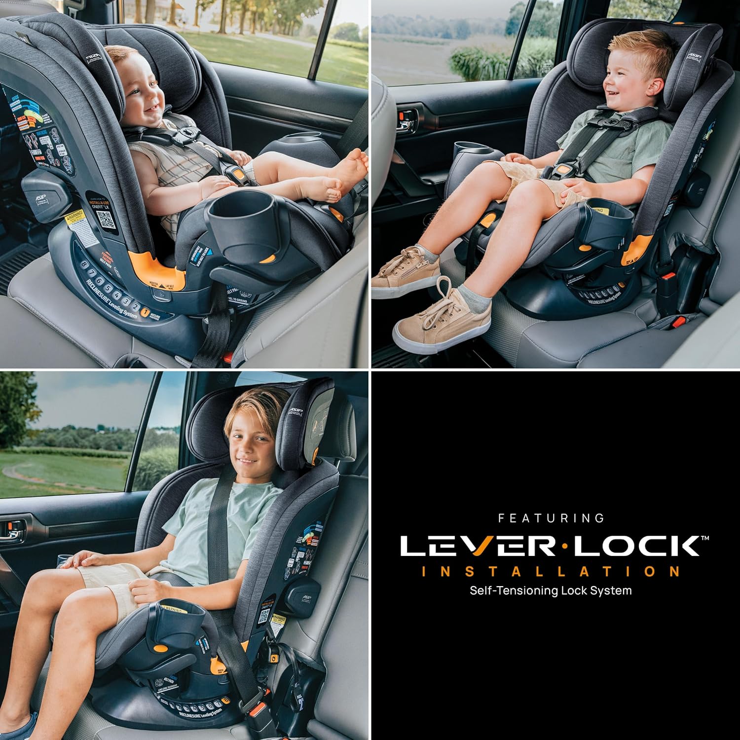 Chicco Fit3X Cleartex Ultra Slim All-In-One Car Seat