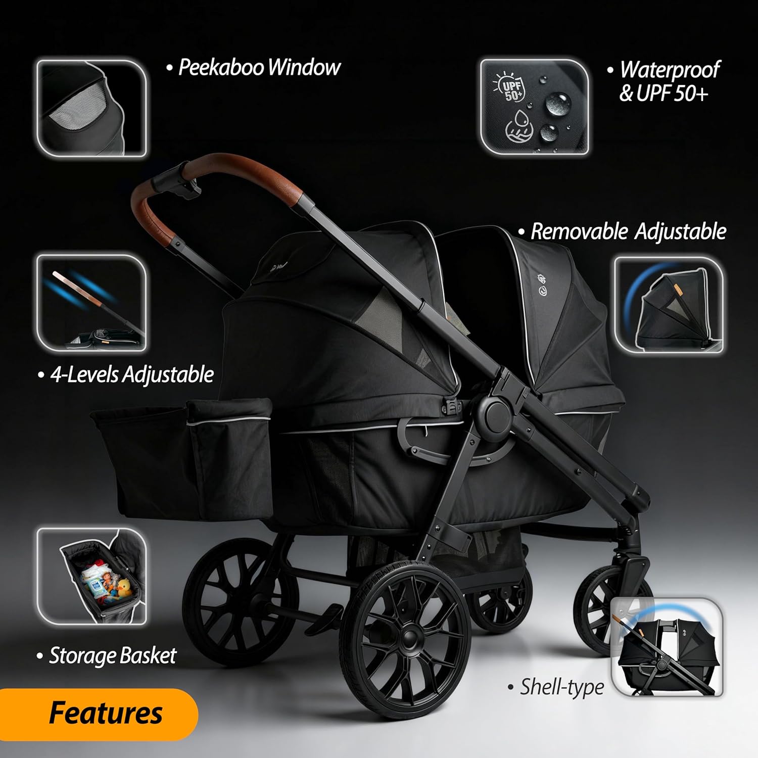 Jeep Evolve Jxp All-Terrain Stroller Wagon Delta Children