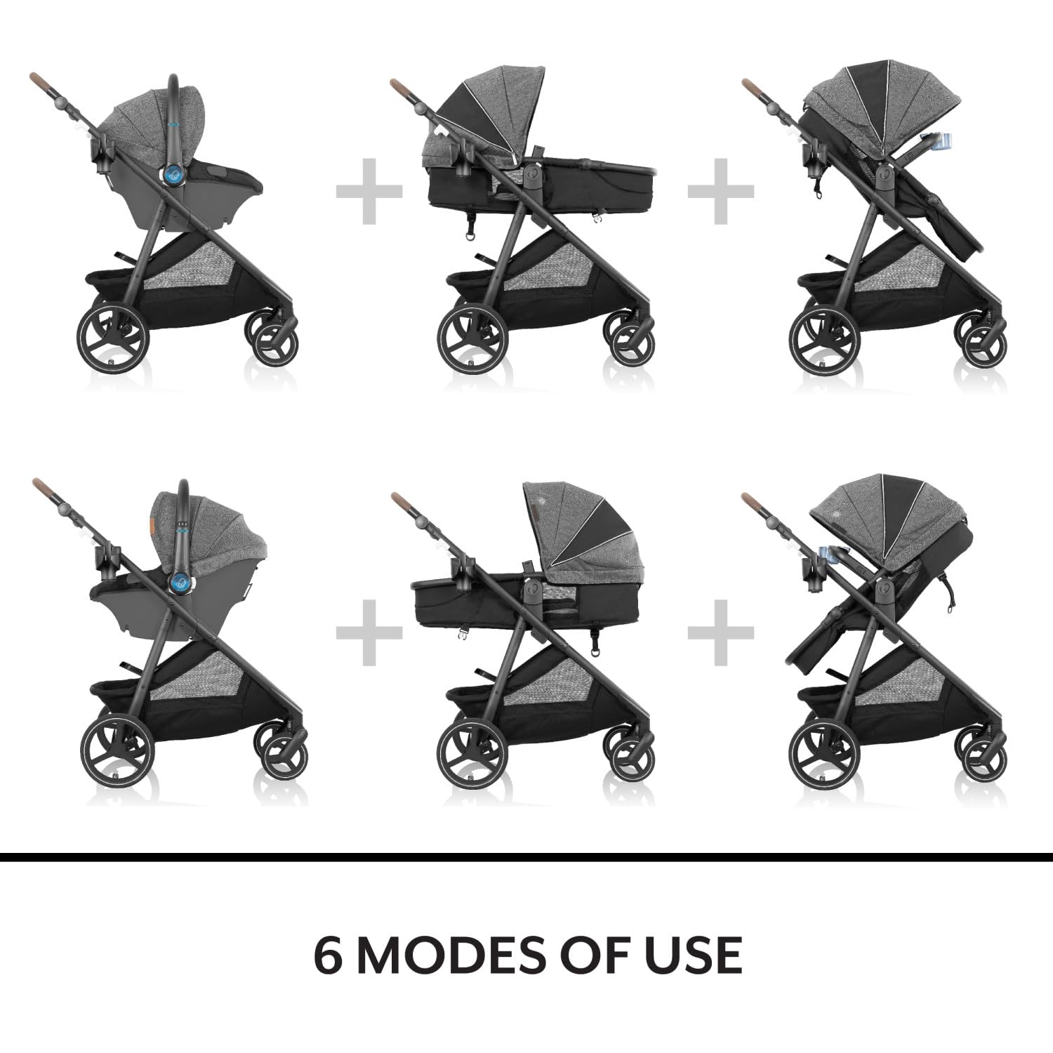 Evenflo Shyft Intuiti Plus Travel System Revolve180
