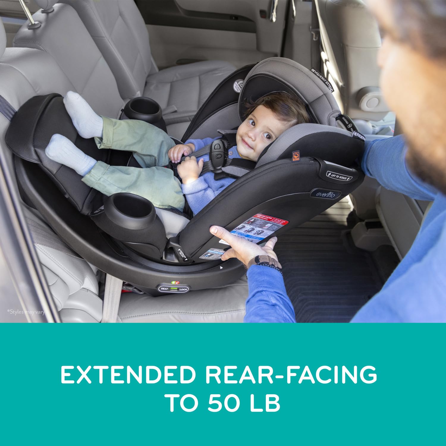 Evenflo Reo By Revolve360 Rotational Convertible Car Seat