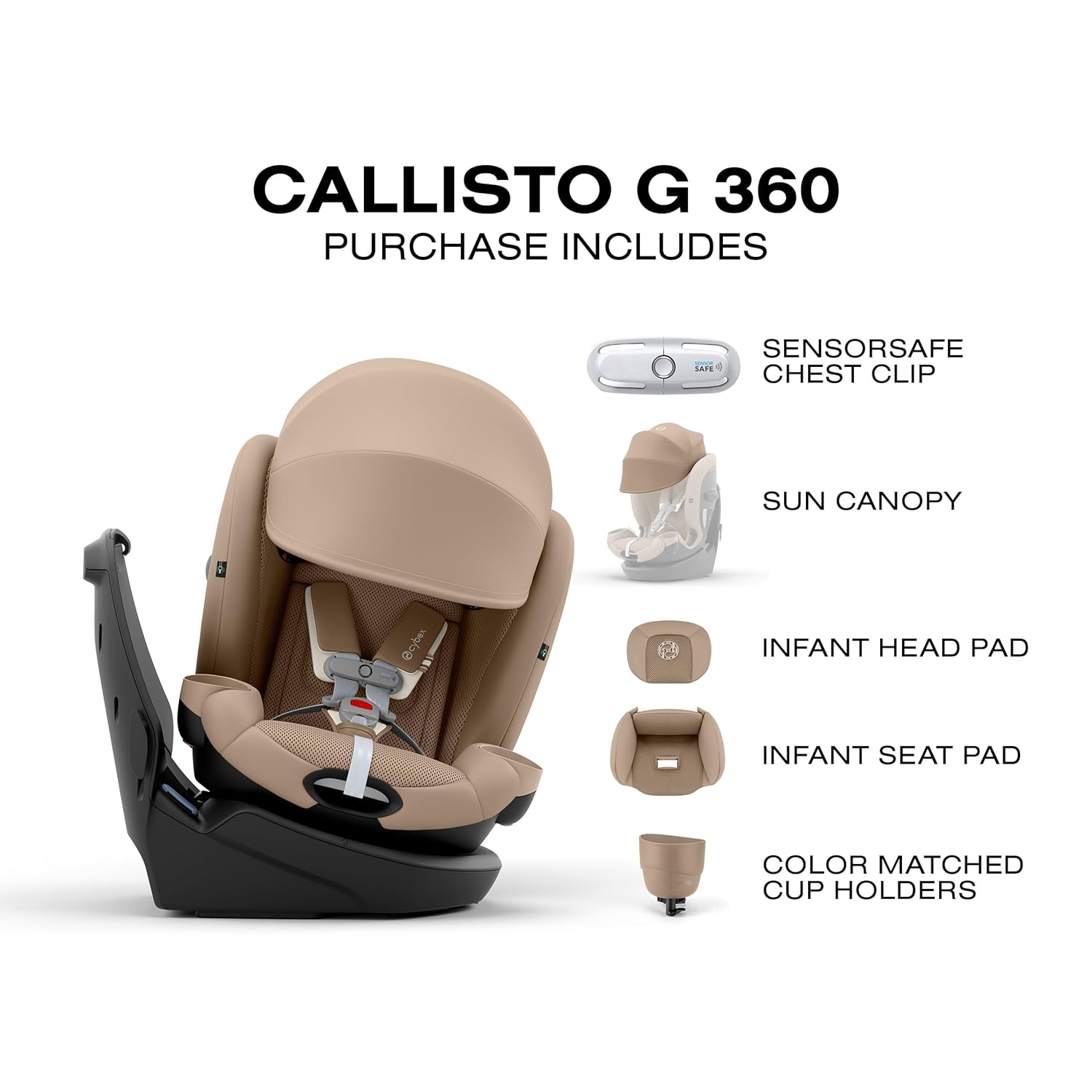 Cybex Callisto G 360° Rotating All-in-One Car Seat