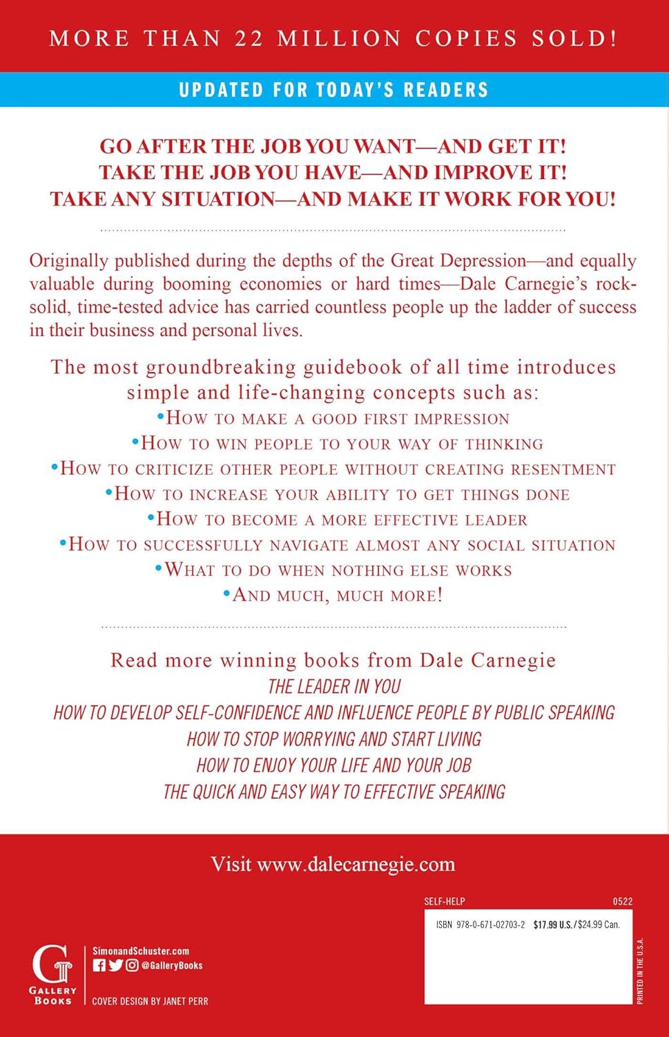 How to Win Friends & Influence People — Dale Carnegie