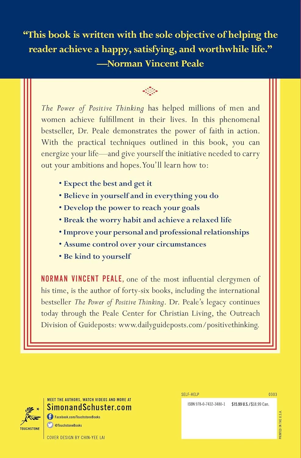 The Power Of Positive Thinking Norman Vincent Peale