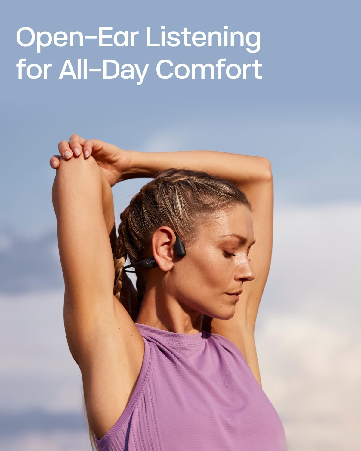Shokz OpenRun — Open-Ear Bone Conduction Sport Headphones