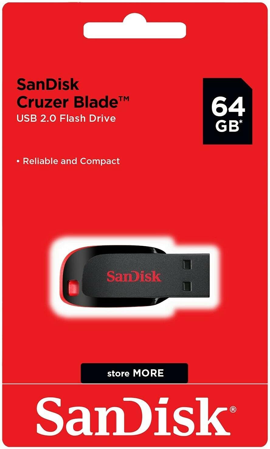 SanDisk Cruzer Blade USB Flash Drive — Reliable Everyday Storage