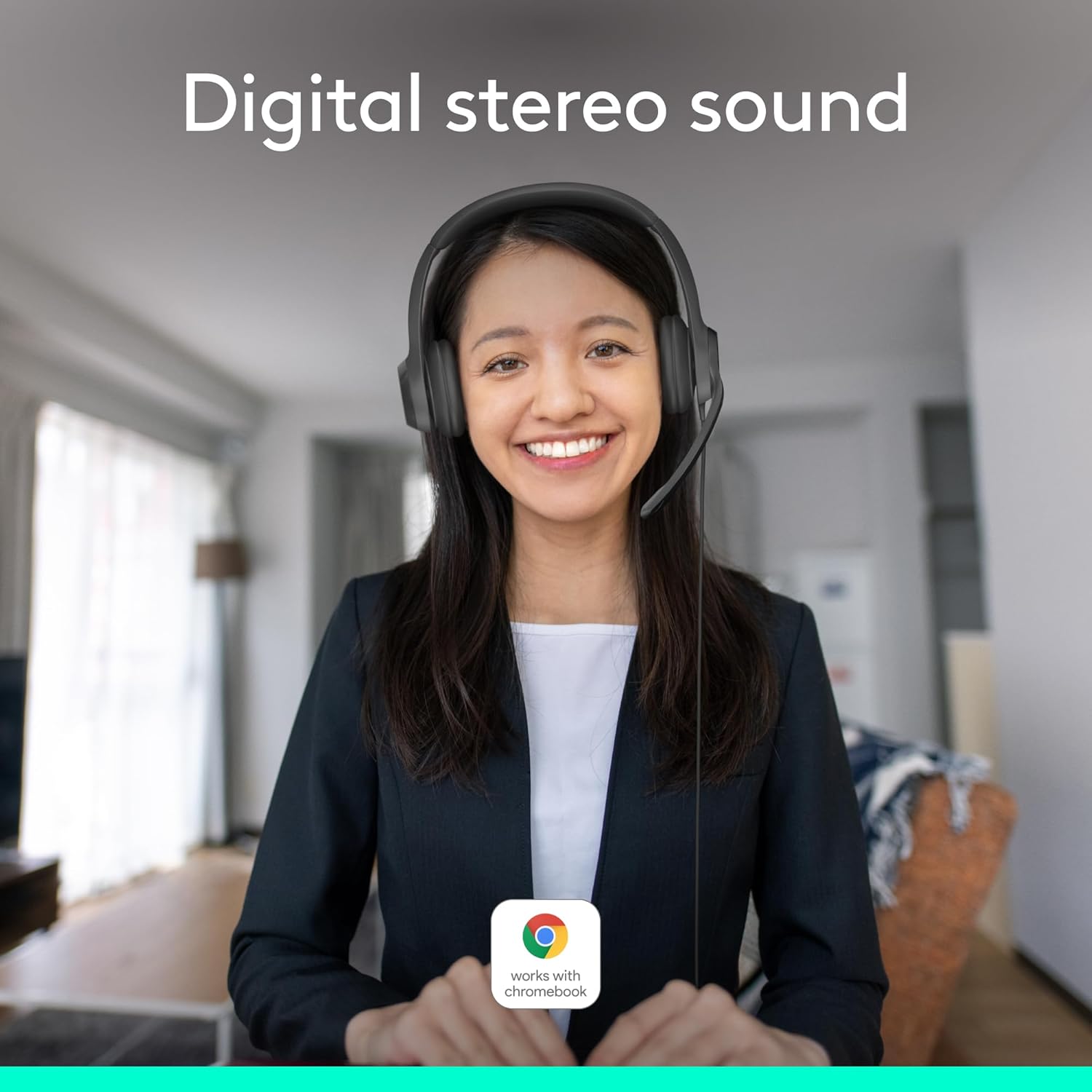 Logitech H390 USB Headset — Clear Audio for Work & Online Calls
