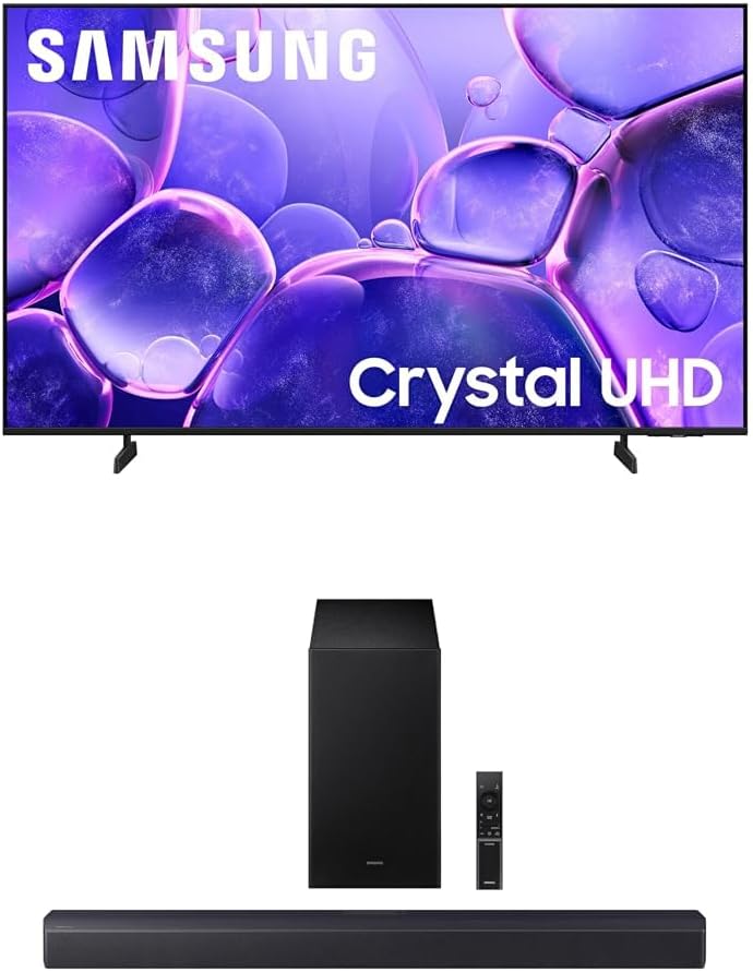 Samsung Crystal UHD 4K Smart TV — Vivid Picture Quality with Tizen OS