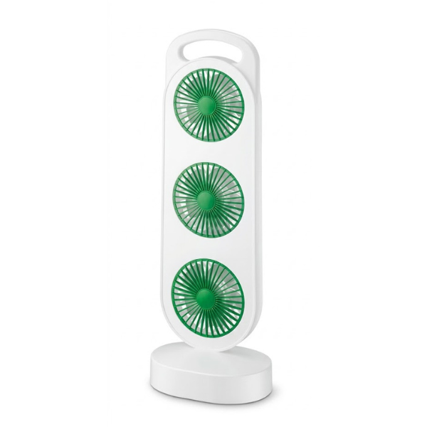 FAN RECHARGABLE TRIPLE CIRCULATION