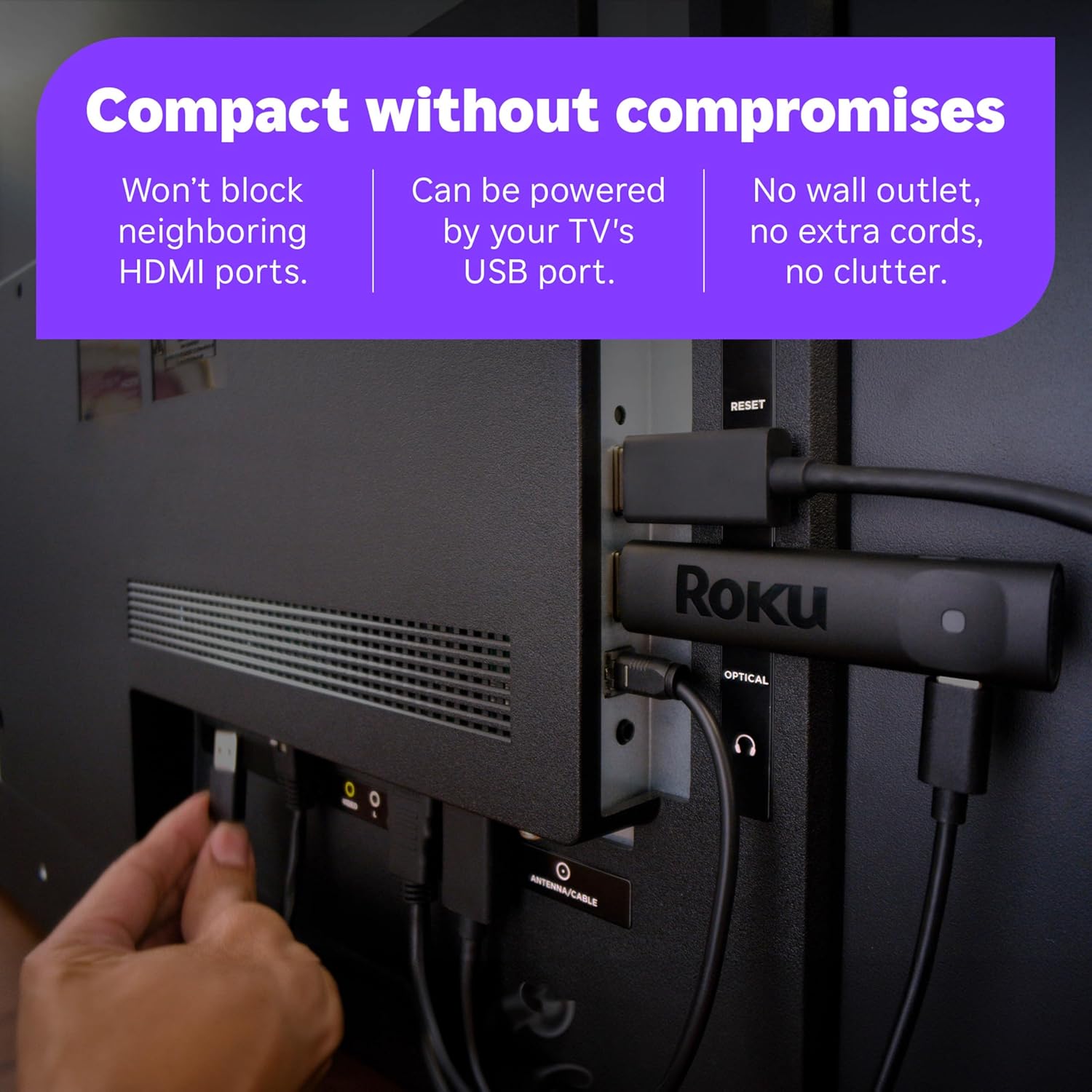 Roku Streaming Stick 4K — Stream Netflix, YouTube & More on Any TV