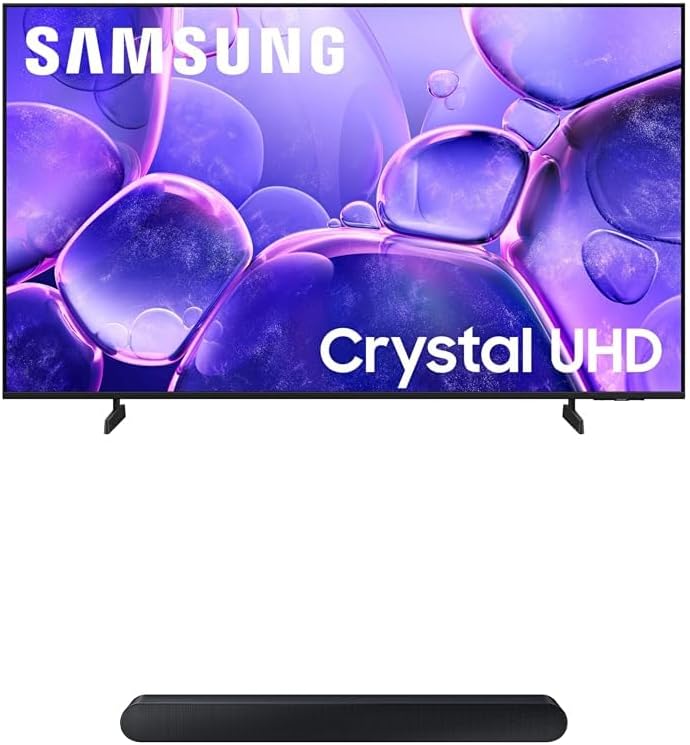 Samsung Crystal UHD 4K Smart TV — Vivid Picture Quality with Tizen OS