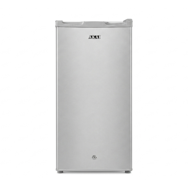 AKAI FRIDGE SINGLE DOOR 90L SILVER RF137AC-90L