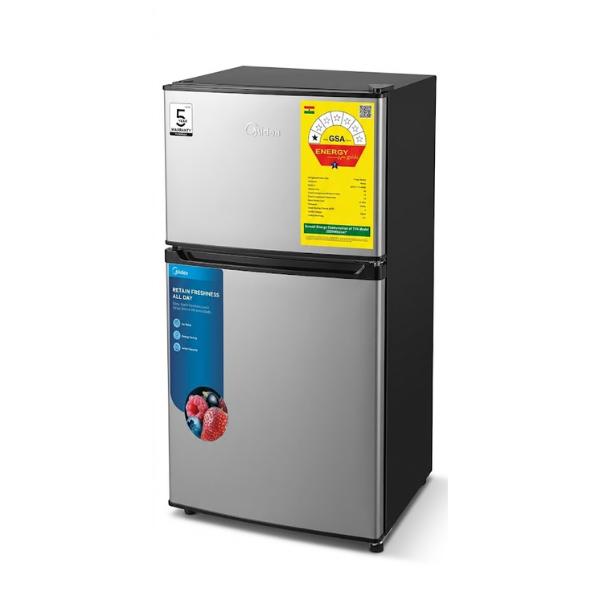 MIDEA FRIDGE DOUBLE DOOR 87L MDRT134FGN50