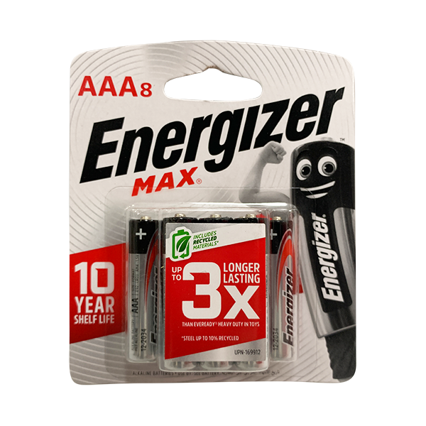 ENERGIZER BATTERY MAX AAABP8