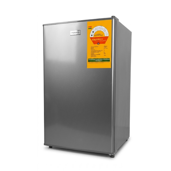 NASCO FRIDGE SINGLE DOOR 76L SILVER NASF1-95FL