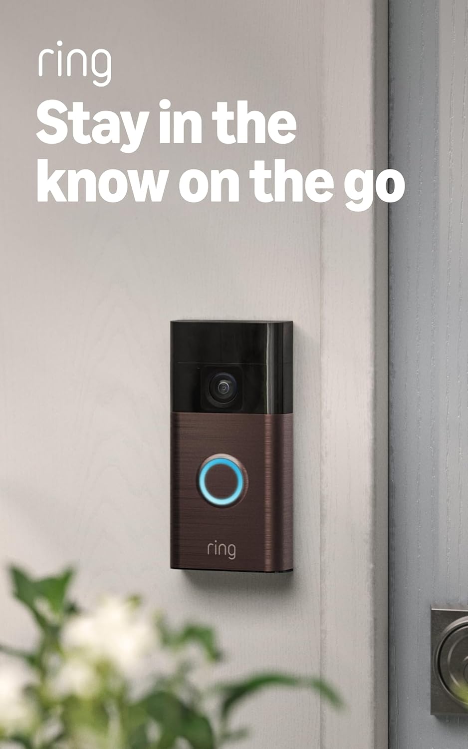 Ring Battery Video Doorbell ā See & Speak to Visitors from Anywhere