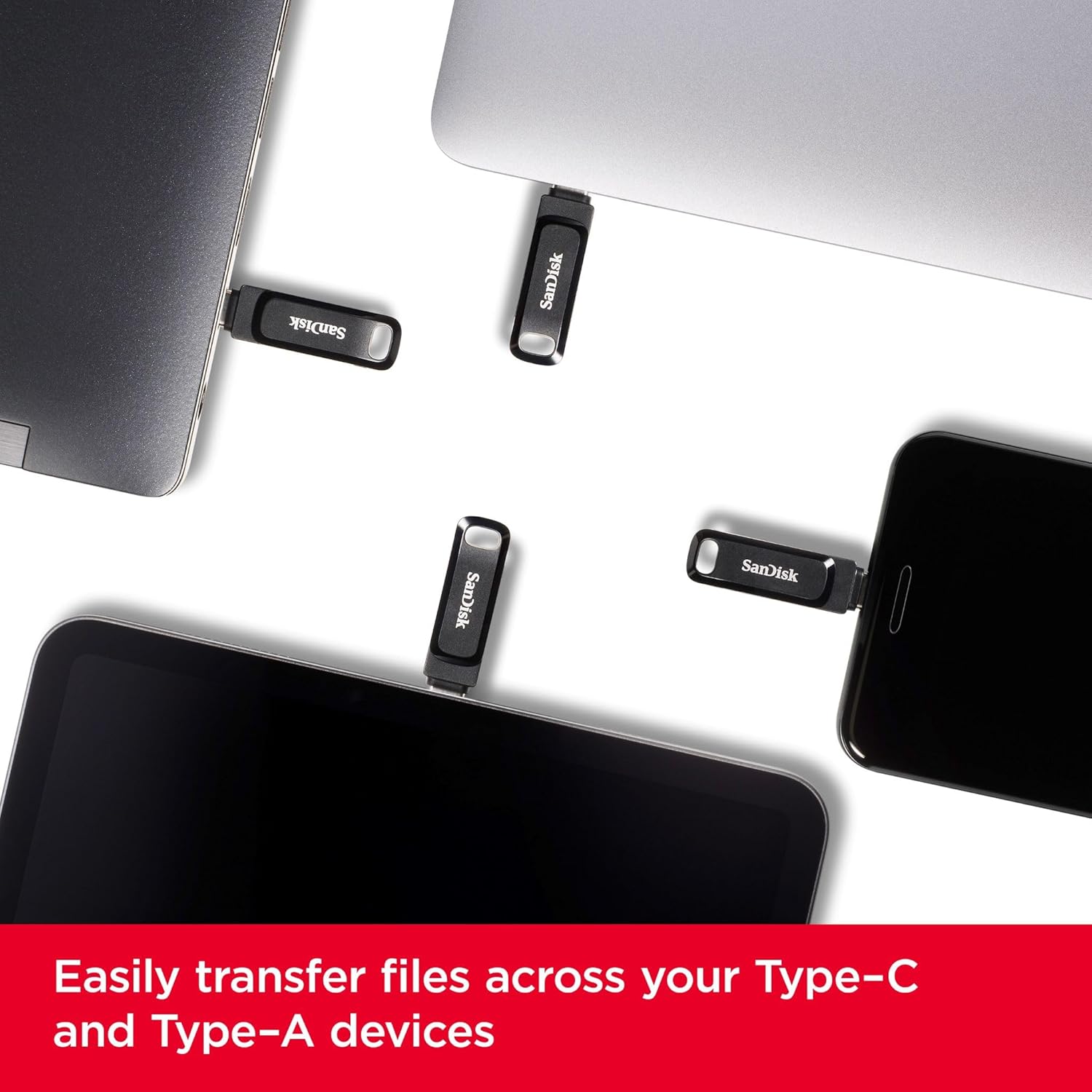 SanDisk Ultra Dual Drive Go USB Type-C — OTG Flash Drive for Phone & PC