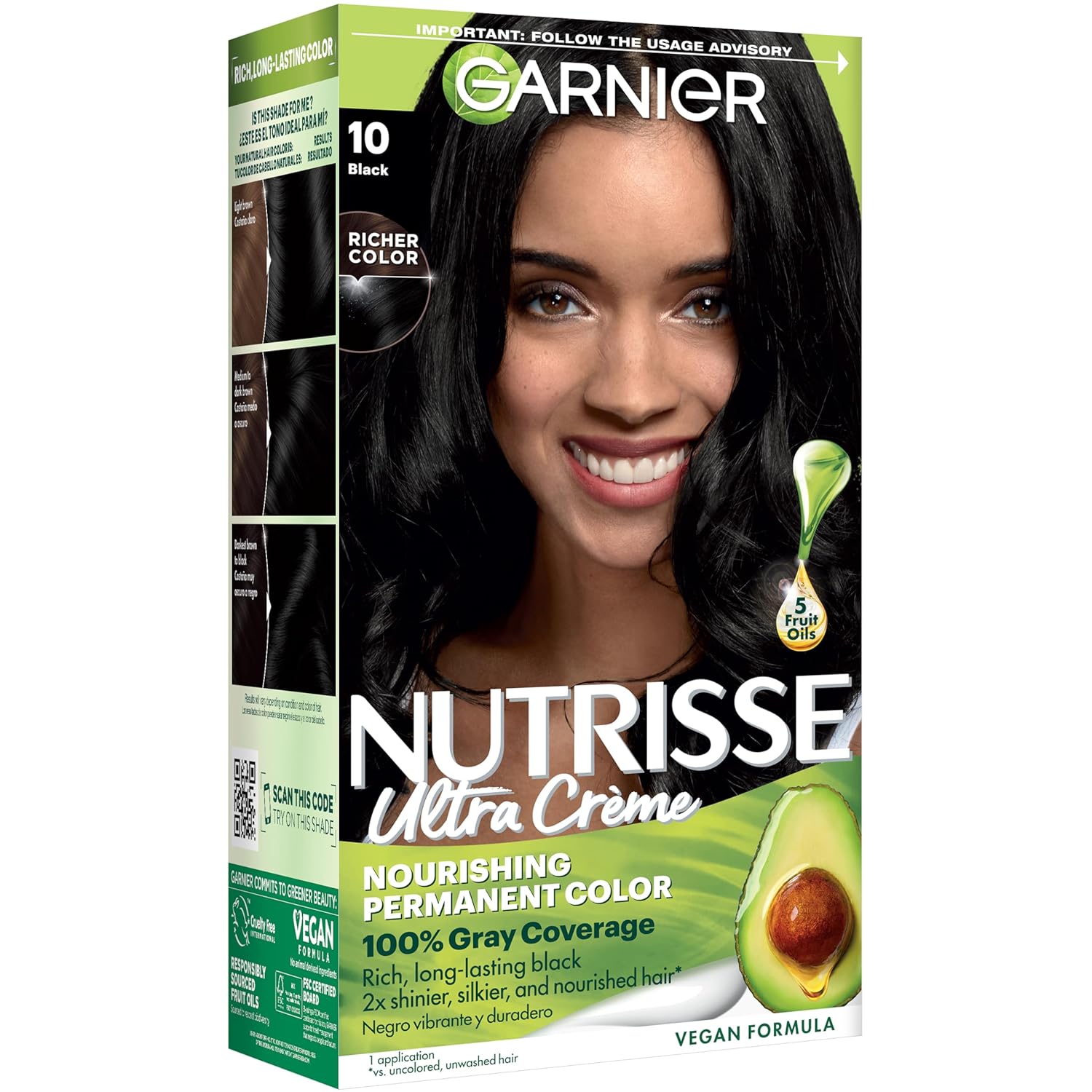Garnier Nutrisse Nourishing Hair Color Crème Permanent