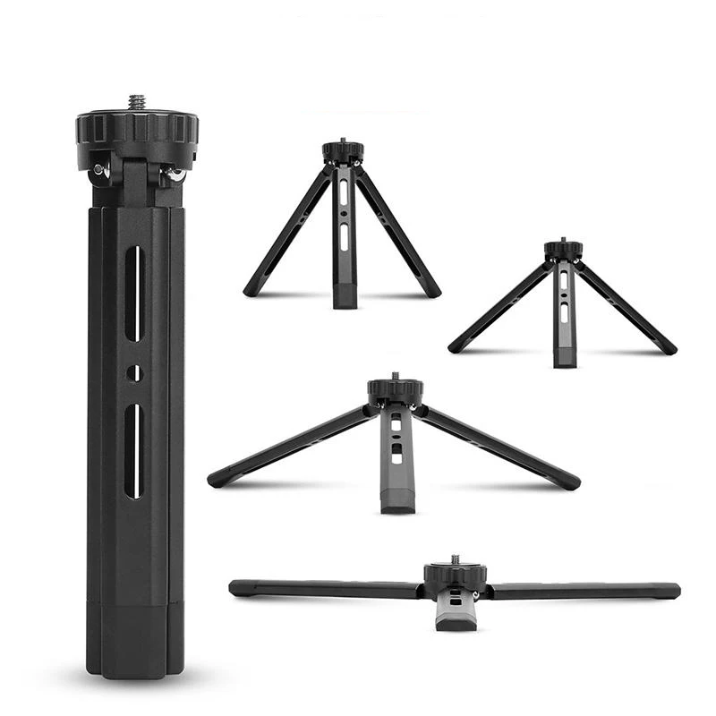 Fold Aluminum Alloy Mini Multifunctional Tripod Projector Base For Camera Mobile Phone Fill Light Microphone