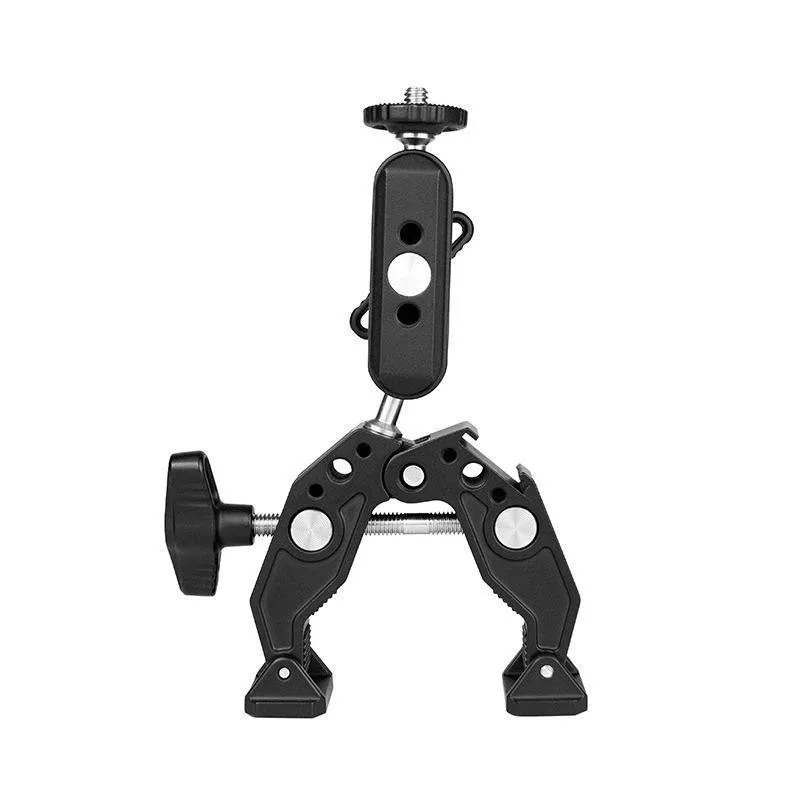 Photography Accessories Bracket C-shaped Desktop Crab Clamp 360-degree Magic Arm Powerful Universal Clamp For Sports Camera