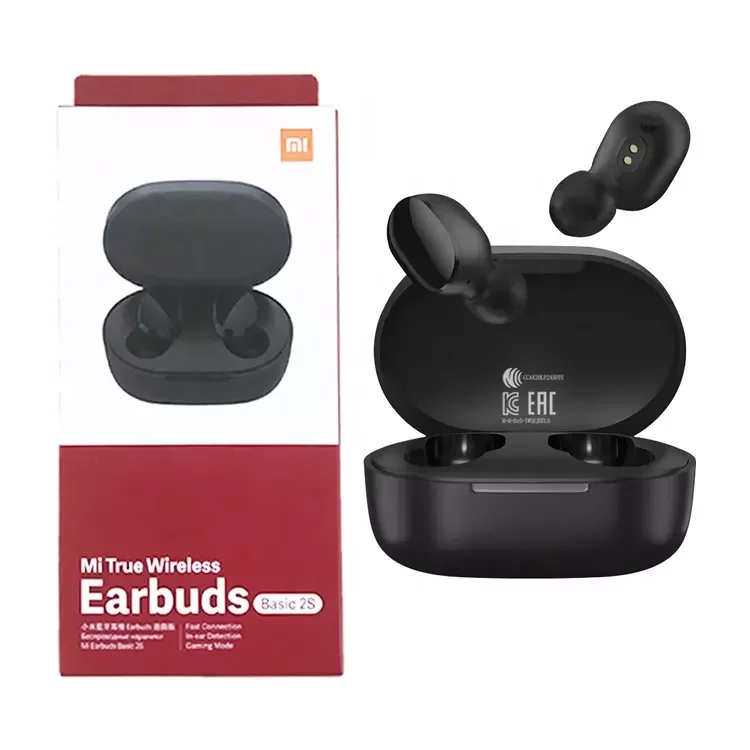 Global Version Mi Xiaomi Basic 2S Earbuds Sports Gaming Tws Stereo Hifi True Wireless Earphones Headphones