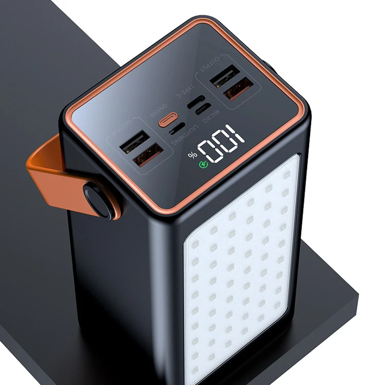 High Capacity Power Bank 100000mah PD 100w Super Fast Charging Outdoor Travel Portable Power Banks Power Station