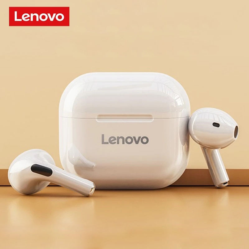 Original Lenovo Lp 40 Earbud Wireless Airphone Air In Ear Bt Pods Bloothoth Tws Earphone Headphone
