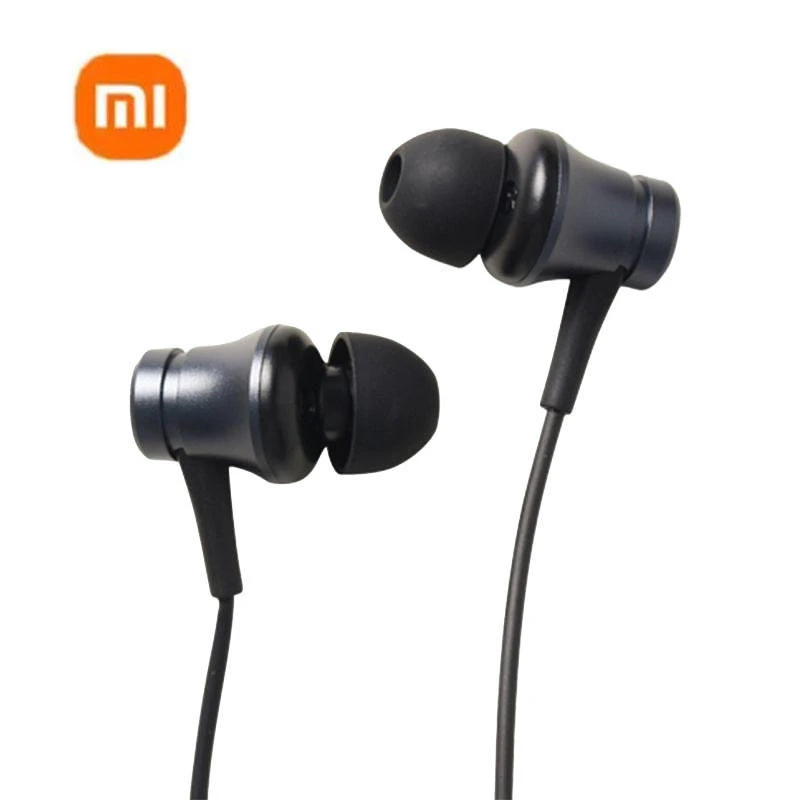 Xiaomi Piston Wired Earphones In Ear 3.5mm Jack Earbuds With Microphone Hifi Stereo Sound For Smartphone Computer PC