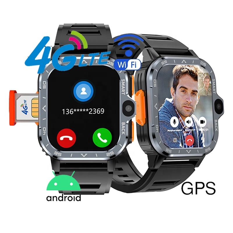 Gs38 4g Smartwatch Sports Wifi Gps Men Android 5g Ultra 9 Smart Watch With Sim Card And Battery Non Removable