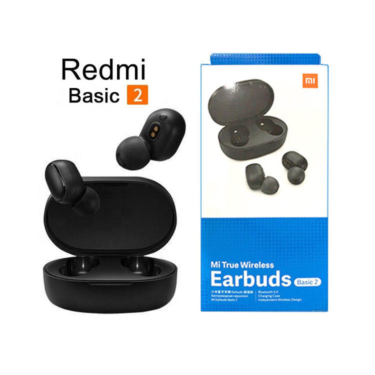 Global Version Mi Xiaomi Redmi Basic 2 Earbuds In Ear Gaming Headset Bass Bt Tws True Wireless Earphone Headphones