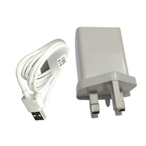 Infinix 3 Pins Charger - 100-240V - White